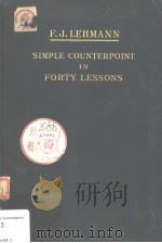 A Treatise on Simple Counterpoint PDF电子版封面 Friedrich J.Lehmann
