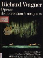 RICHARD WAGNER PDF电子版封面 OPERAS