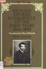 Richard Strauss:a chronicle of the early years  1864-1898（1982 PDF版）