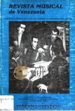 REVISTA MUSICAL DE VENEZUELA 1987 ANO 8-NO22 PDF电子版封面