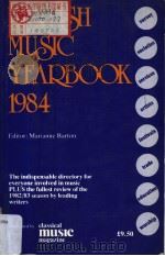 British Music Yearbook 1984 Tenth Edition PDF电子版封面 0950847917