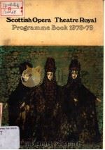 Scottish Opera Programme Book 1978-1979 PDF电子版封面