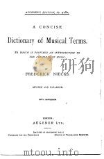 DICTIONARY OF MUSICAL TERMS（ PDF版）