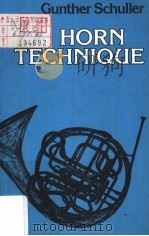 HORH TECHNIQUE PDF电子版封面 0193223554