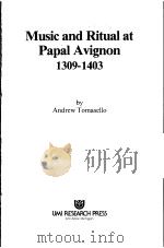 Music and Ritual at Papal Avignon 1309-1403 PDF电子版封面 0835714934