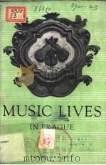 MUSIC LIVES IN PRAGUE PDF电子版封面