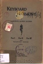 KEYBOARD HARMONY Part Ⅱ PDF电子版封面