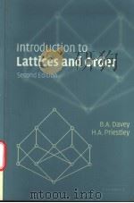 Introduction to Lattices and Order PDF电子版封面 0521784514