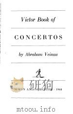 Victor Book of CONCERTOS 1948 PDF电子版封面