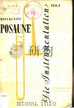 POSAUNE DIE INSTRUMENTATION PDF电子版封面 DR HANS KUNITZ