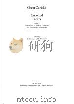 Collected Papers Volume 1 PDF电子版封面