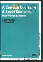 A Concise Course in A Level Statistics PDF电子版封面 0748712070
