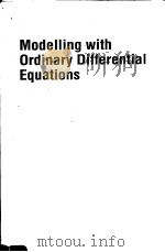 Modelling With Ordinary Differential Equations PDF电子版封面 0849386365 T.P.Dreyer