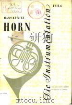 HORN DIE INSTRUMENTATION PDF电子版封面 DR HANS KUNITZ