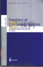Frontiers of Combining Systems PDF电子版封面 3540433813
