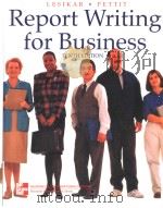 report writing for business PDF电子版封面 0071159525