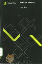 relativized minimality 16 PDF电子版封面
