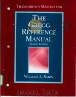 transparency masters ror the gregg reference manual PDF电子版封面 0028032918