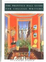 the prentice hall guide for college writers third edition PDF电子版封面 013122557X