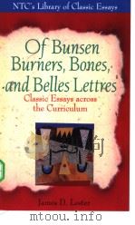 of bunsen burners bones and belles lettres PDF电子版封面