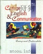 college english & communication PDF电子版封面 0028021681