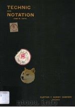 TECHNIC AND NOTATION AS APPLIED TO THE PIANOFORTE PDF电子版封面 JOHN W.TUFTS