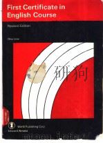 First Certificate in English Course 2 PDF电子版封面 7506203898