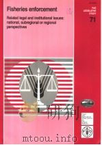 FAO LEGISLATIVE STUDY 71 FISHERIES ENFORCEMENT PDF电子版封面 9251046859