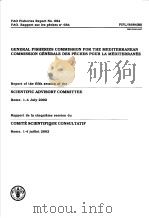 FAO FISHERIES REPORT NO.684 REPORT OF THE FIFTH SESSION OF THE SCIENTEIFC ADVISORY COMMITTEE PDF电子版封面 9250048343