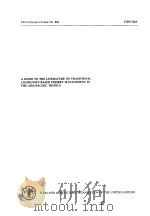 FAO FISHERIES CIRCULAR NO.869 A GUIDE TO THE LITERATURE ON TRADITIONAL COMMUNITY-BASED FISHERY MANAG PDF电子版封面