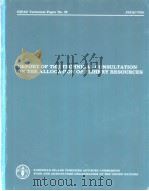 EIFAC Technical Paper No.38 REPORT OF THE TECHNICAL CONSULTATION ON THE ALLOCATION OF FISHERY RESOU 1981 PDF电子版封面 9251011478