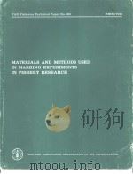 FAO FISHERIES TECHNICAL PAPER NO.191 INTRODUCTION TO THE USE OF SONAR SYSTEMS FOR ESTIMATING FISH BI PDF电子版封面 9251008043