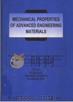 MECHANICAL PROPERTIES OF ADVANCED ENGINEERING MATERIALS PDF电子版封面 7302074119