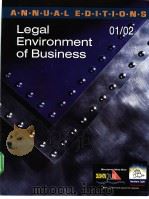 Legal Environment of Business 01/02 PDF电子版封面 0072404345
