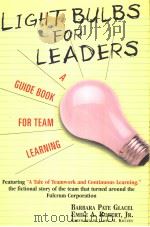 LIGHT BULBSFOR LEADERS AGUIDE BOOK FOR TEAM LEARNING PDF电子版封面