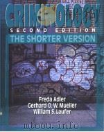 CRIMINOLOGY(SECOND EDITION) PDF电子版封面 0070004986