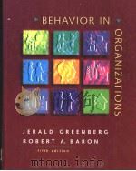 BEHAVIOR IN ORGANIZATIONS(FIFTH EDITION) PDF电子版封面 1205161766