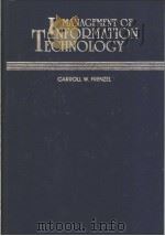 Management of INFORMATION TECHNOLOGY PDF电子版封面 0878355081