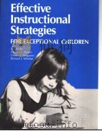 Effective Instructional Strategies PDF电子版封面 0891082018