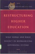 RESTRUCTURING HIGHER EDUCATION PDF电子版封面 0787901938