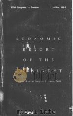 ECONOMIC REPORT OF THE PRESIDENT PDF电子版封面 0160506166
