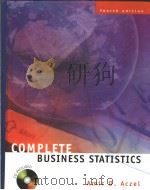 COMPLETE BUSINESS STATISTICS PDF电子版封面 0072286814