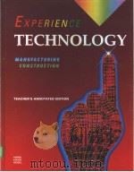 EXPERIENCE TECHNOLOGY PDF电子版封面 0026469529