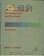 Introductory Statistics for Management and Economics(Third Edition) PDF电子版封面 0534916937
