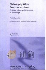 PHLOSOPHY AFTER POSTMODERNISM（ PDF版）