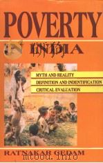 POVERTY IN INDIA 1995 PDF电子版封面 8171006933 PATNAKAR GEDAM