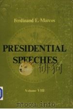 PRESIDENTIAL SPEECHES Volume VⅢ 1980 PDF电子版封面