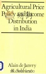 AGRICULTURAL PRICE POLICY AND INCOME DISTRIBUTION IN INDIA（1986 PDF版）