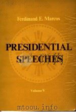 PRESIDENTIAL SPEECHES Volume Ⅴ 1979 PDF电子版封面