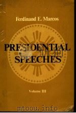 PRESIDENTIAL SPEECHES Volume Ⅲ 1978 PDF电子版封面